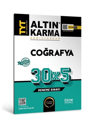 Altınkarma TYT Coğrafya 30X5 Deneme Sınavı 2023