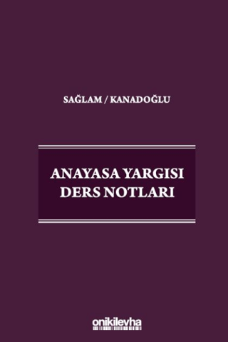 Anayasa Yargısı Ders Notları