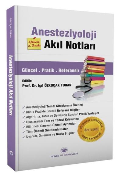 Anesteziyoloji Akıl Notları