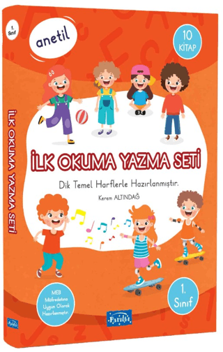 Anetil - İlk Okuma Yazma Seti - 10 Kitap Takım Kerem Altındağ
