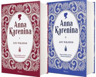 Anna Karenina Seti - 2 Kitap Takım - Bez Ciltli Lev Nikolayeviç Tolsto