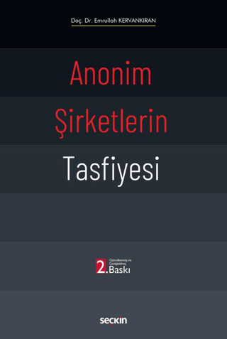 Anonim Şirketlerin Tasfiyesi (Ciltli)