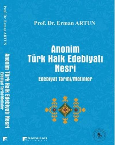 Anonim Türk Halk Edebiyatı Nesri Erman Artun