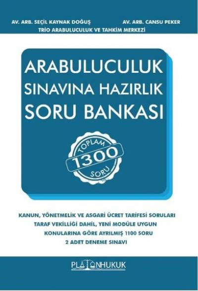 Arabuluculuk Sınavına Hazırlık Soru Bankası - Toplam 1300 Soru Cansu P
