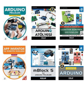 Arduino Programlama Eğitim Seti (6 Kitap Takım)