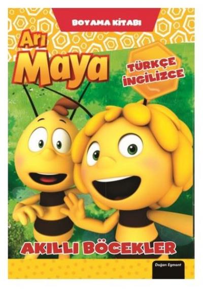 Arı Maya - Akıllı Böcekler Boyama Kitabı Kolektif