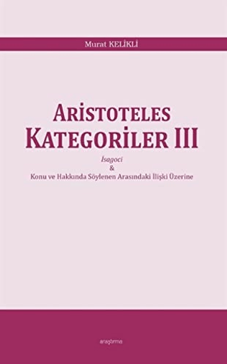 Aristoteles Kategoriler 3