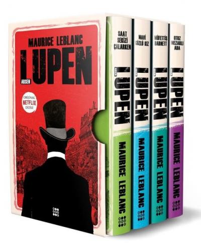 Arsen Lüpen-Kutulu Siyah Set (4 Kitap Takım) Maurice Leblanc