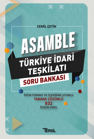 Asamble Türkiye İdari Taşkilatı Çözümlü Soru Bankası