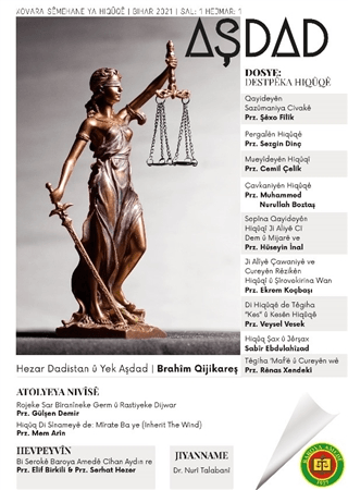 AŞDAD Kovara Semehane Ya Hiquqe Hejmar: 1 Bihar 2021