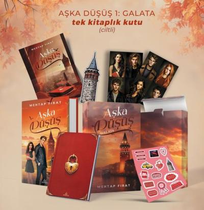 Aşka Düşüş 1 - Galata - Tek Kitaplık Kutu (Ciltli) Mehtap Fırat