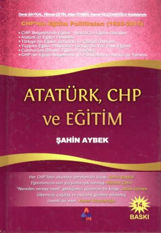 Atatürk, CHP ve Eğitim (Ciltli)
