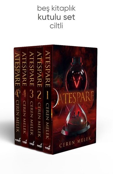 Ateşpare Seti - 5 Kitap Takım - Kutulu (Ciltli)
