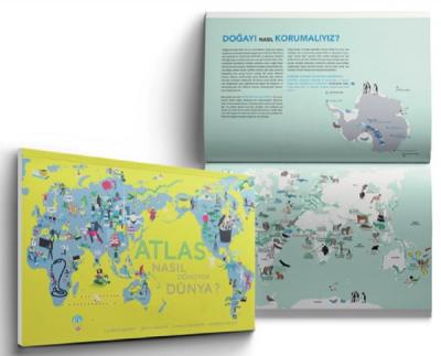 Atlas Nasıl Dönüyor Dünya (Ciltli) Kolektif