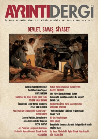 Ayrıntı Dergisi Sayı: 31 Yaz 2019