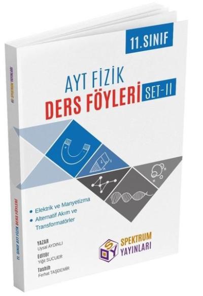 AYT 11. Sınıf Fizik Ders Föyleri Set 2 Uysal Aydınlı