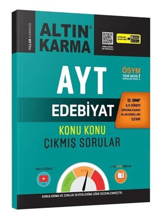 AYT 12. Sınıf 1. Dönem Edebiyat Konu Konu Çıkmış Sorular