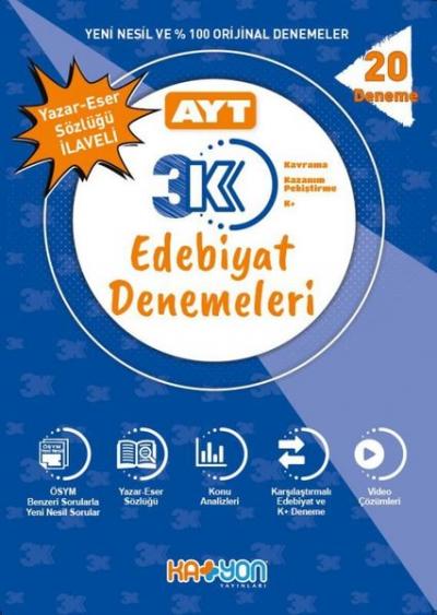 AYT 3K Edebiyat Denemeleri-20 Deneme