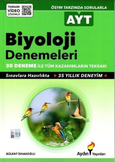 AYT Biyoloji 30 Deneme