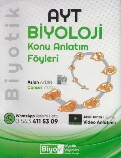 AYT Biyoloji Konu Anlatım Föyü