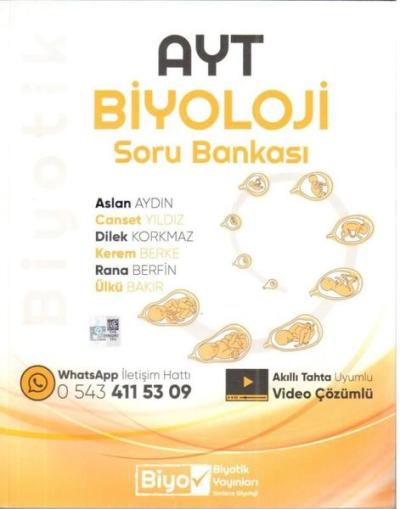 AYT Biyoloji Soru Bankası Kolektif