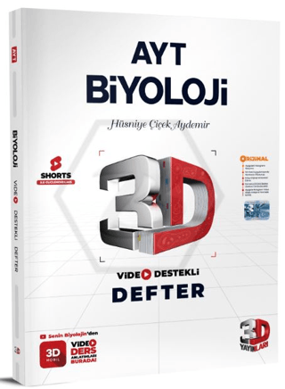 AYT Biyoloji Video Destekli Defter