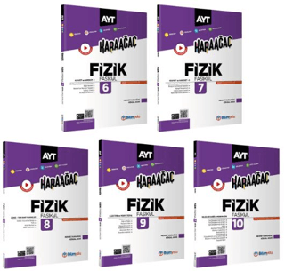 AYT Fizik Karaağaç Konu Özetli Soru Bankası 5'li Set