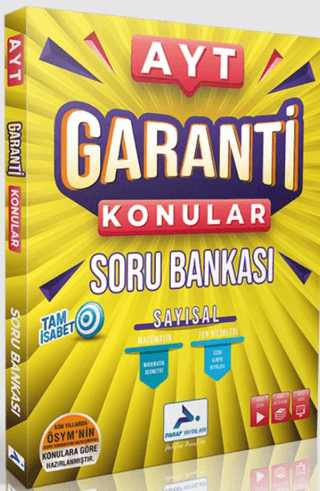 2022 AYT Sayısal Garanti Konular Soru Bankası Kolektif