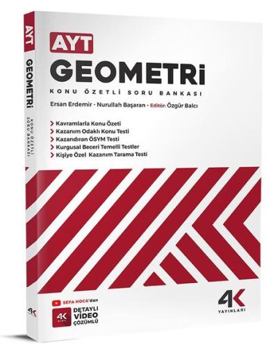 AYT Geometri Konu Özetli Soru Bankası