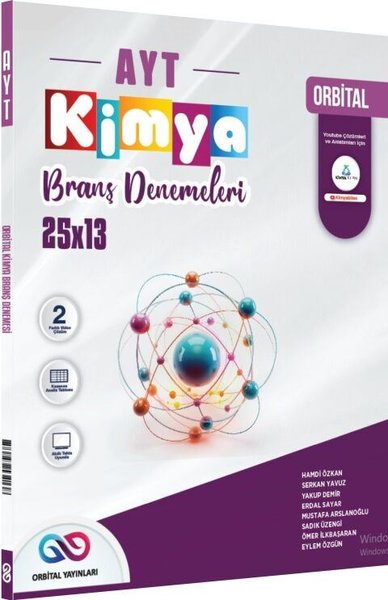 AYT Kimya 25 X 13 Branş Denemeleri Hakan Özkan