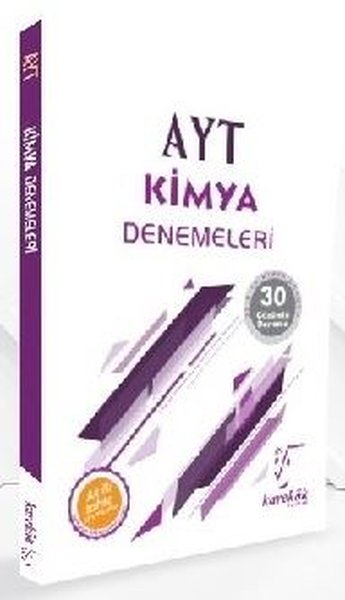 AYT Kimya Denemeleri - 30 Çözümlü Deneme Ahmet Nacar
