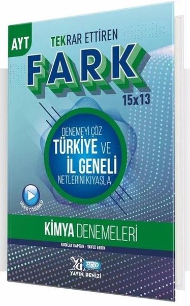AYT Kimya Fark 15x13 Tekrar Ettiren Deneme