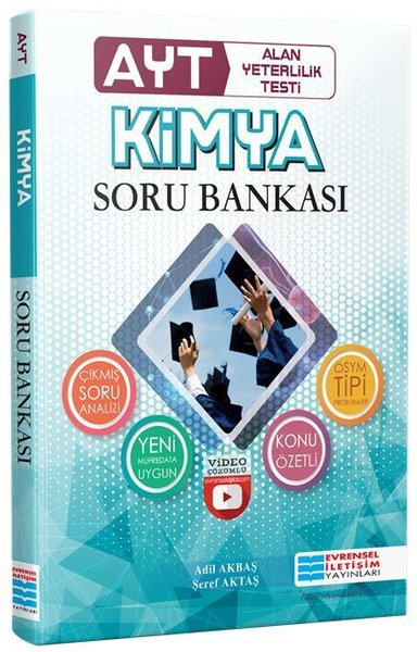 AYT Kimya Video Çözümlü Soru Bankası Şeref Aktaş