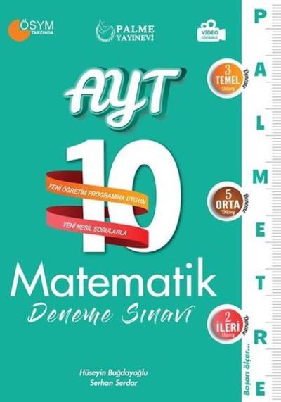 2021 AYT Matematik 10 Deneme Sınavı Hüseyin Buğdayoğlu