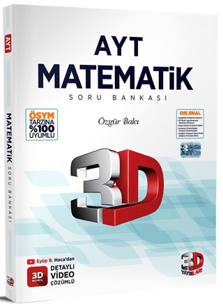 AYT Matematik 3D Soru Bankası