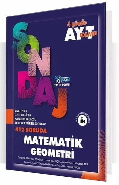 AYT Matematik Geometri Pro 412 Soruda Sondaj Kamp