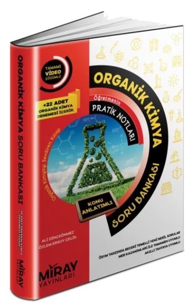 AYT Organik Kimya Konu Özetli Tamamı Video Çözümlü Soru Bankası