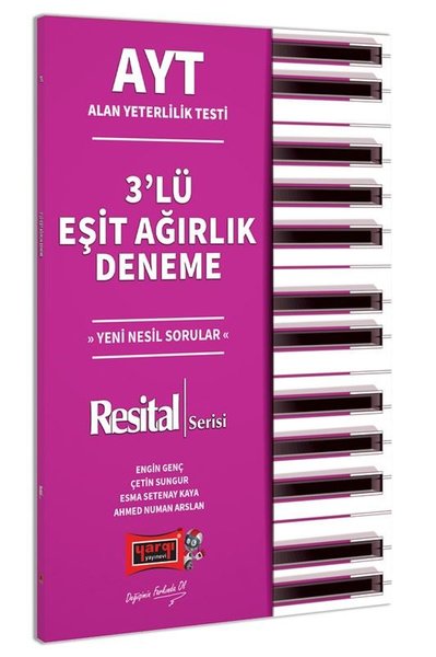 AYT Resital Serisi 3'lü Eşit Ağırlık Deneme