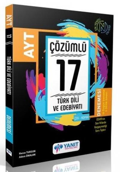 Yanıt AYT Çözümlü 17 Türk Dili ve Edebiyat Branş Deneme Kolektif
