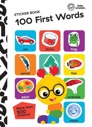 Baby Einstein: Sticker Book-100 First Words (Ciltli)