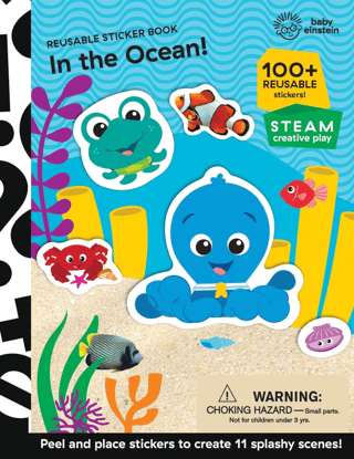 Baby Einstein: Sticker Book- In the Ocean! (Ciltli)