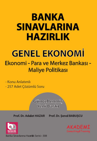 Banka Sınavlarına Hazırlık Genel Ekonomi Adalet Hazar
