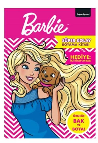 Barbie Süper Kolay Boyama Kitabı Kolektif