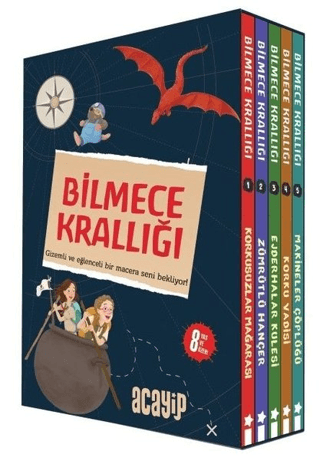Bilmece Krallığı Seti - 5 Kitap Takım - Kutulu Ebru Tulum