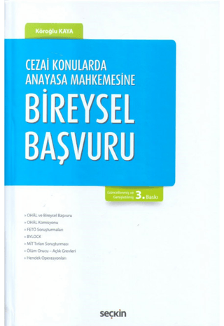 Bireysel Başvuru (Ciltli)