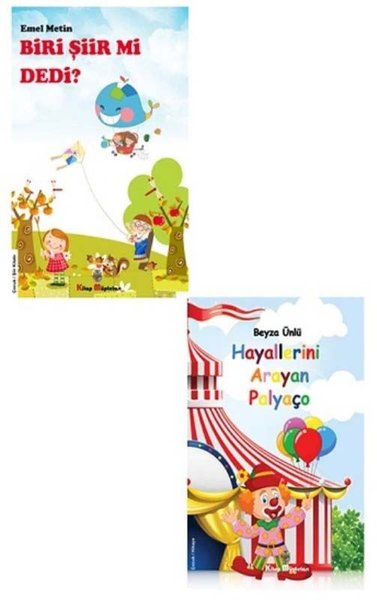 Biri Şiir mi Dedi - Hayallerini Arayan Palyaço Çocuk Kitapları Seti - 2 Kitap Takım