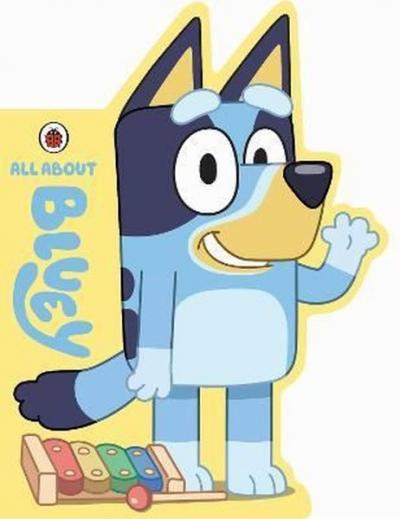 Bluey: All About Bluey : A Bluey - Shaped Board Book (Ciltli)