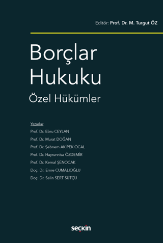 Borçlar Hukuku Özel Hükümler (Ciltli)