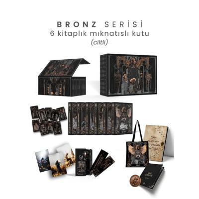 Bronz Serisi Seti - 6 Kitaplık Mıknatıslı Kutu (Ciltli) Özge Naz