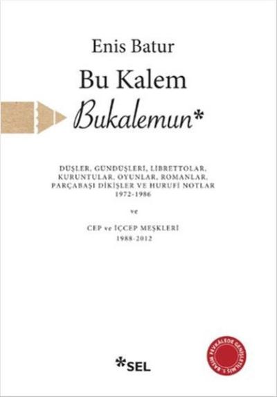 Bu Kalem Bukalemun Enis Batur